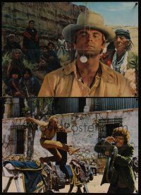 9y161 GENIUS, TWO FRIENDS & AN IDIOT 12 Italian photobustas '75 Sergio Leone, Terence Hill!