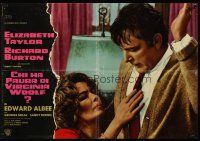 9y170 WHO'S AFRAID OF VIRGINIA WOOLF Italian photobusta '66 Elizabeth Taylor, Richard Burton!