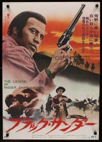 9y503 LEGEND OF NIGGER CHARLEY Japanese '72 cool different image of Fred Williamson with gun!