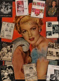 9z014 LOT OF 12 LANA TURNER MAGAZINE ADS '40s wonderful images of the sexy star!