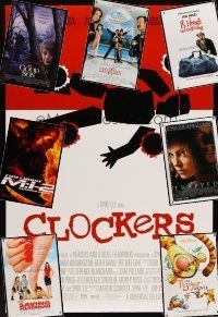 9z051 LOT OF 23 UNFOLDED ONE-SHEETS '90 - '02 Clockers, Good Son, Tigger Movie, Trapper + more!