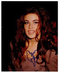 9z239 CARMEN ELECTRA signed color 8x10 REPRO still '00s close portrait of the sexy actress!