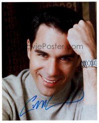 9z245 ERIC MCCORMACK signed color 8x10 REPRO still '00s smiling portrait of the Will & Grace star!