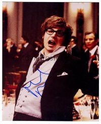 9z269 MIKE MYERS signed color 8x10 REPRO still '00s wacky portrait in costume as Austin Powers!