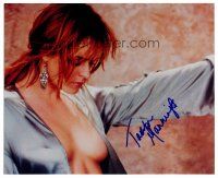 9z284 TARYN MANNING signed color 8x10 REPRO still '03 the actress/fashion designer barely dressed!