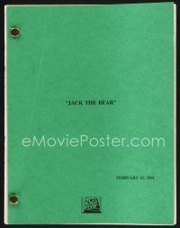 9z132 JACK THE BEAR third draft script February 12, 1991, screenplay by Steven Zaillian!
