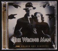 9z330 WRONG MAN limited edition soundtrack CD '06 Hitchcock, original score by Bernard Herrmann!