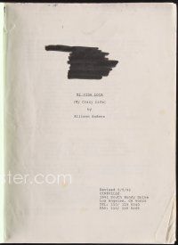 9z141 MI VIDA LOCA revised draft script May 5, 1992, screenplay by Allison Ander!