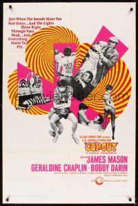 1a184 STRANGER IN THE HOUSE 1sh '68 James Mason, Geraldine Chaplin, Bobby Darrin, suddenly it was murder!