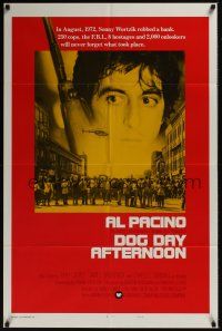 1a249 DOG DAY AFTERNOON style B int'l 1sh '75 Al Pacino, Sidney Lumet bank robbery crime classic!