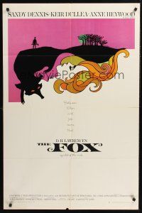 1a328 FOX 1sh '68 Sandy Dennis, Kier Dullea, Anne Heywood, cool art by L & D Dillon!