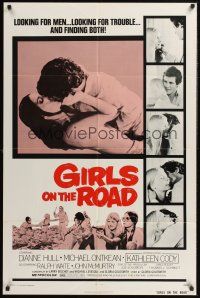 1a362 GIRLS ON THE ROAD 1sh '73 looking for men & trouble, and finding both!