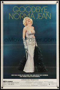 1a377 GOODBYE NORMA JEAN 1sh '76 great image of sexiest Misty Rowe as Marilyn Monroe!