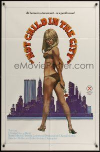 1a451 HOT CHILD IN THE CITY 1sh '79 John Holmes, L'Oriele, At home in a tenement...or a penthouse!