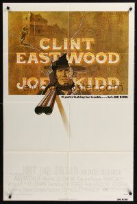 1a523 JOE KIDD 1sh '72 John Sturges, if you're looking for trouble, he's Clint Eastwood!