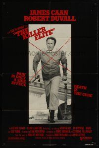 1a539 KILLER ELITE style B 1sh '75 art of James Caan & Robert Duvall, directed by Sam Peckinpah!