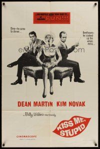 1a541 KISS ME, STUPID military 1sh '65 directed by Billy Wilder, Kim Novak, Dean Martin, Ray Walston