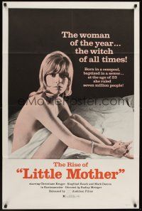 1a564 LITTLE MOTHER 1sh '73 Radley Metzger, sexy nearly-naked Christiane Kruger, sex horror!