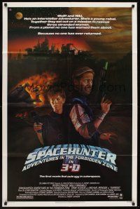 1a826 SPACEHUNTER ADVENTURES IN THE FORBIDDEN ZONE 1sh '83 art of Molly Ringwald, Peter Strauss!