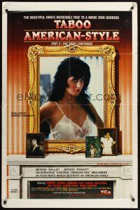 1a861 TABOO AMERICAN STYLE 2 THE STORY CONTINUES 1sh '85 Nina's rise to movie star goddess!