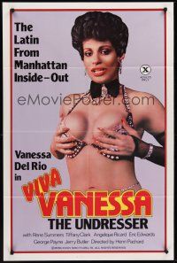 1a955 VIVA VANESSA 1sh '84 sexy Vanessa Del Rio is the Latin from Manhattan, x-rated!