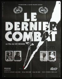 1b094 LE DERNIER COMBAT French 1p '83 Luc Besson, Jean Reno, cool design by Guichard & Camboulive!