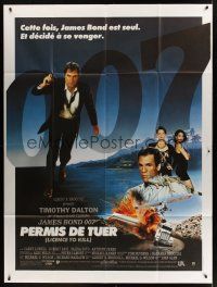 1b098 LICENCE TO KILL French 1p '89 Timothy Dalton as James Bond, he's out for revenge!