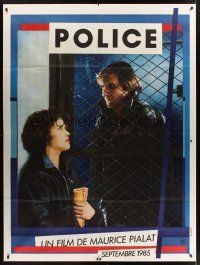 1b137 POLICE teaser French 1p '86 Maurice Pialat, Gerard Depardieu, Sophie Marceau