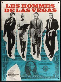 1b166 THEY CAME TO ROB LAS VEGAS French 1p '68 different full-length image of top cast!