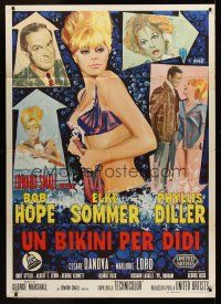 1b204 BOY DID I GET A WRONG NUMBER Italian 1p '66 different art of Hope. Diller & sexy Sommer!