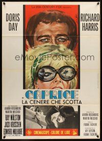 1b213 CAPRICE Italian 1p '67 pretty Doris Day, Richard Harris, different art by Enzo Nistri!