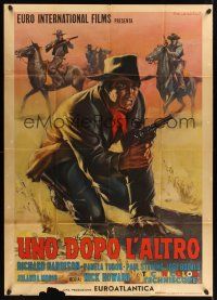 1b297 ONE AFTER ANOTHER Italian 1p '68 Nick Nostro's Uno dopo l'altro spaghetti western!