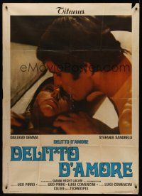 1b322 SOMEWHERE BEYOND LOVE Italian 1p '76 romantic c/u of Giuliano Gemma & Stefania Sandrelli!
