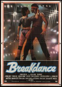 1b363 BREAKIN' Italian 2p '84 break-dancing Shabba-doo dances for his life, different image!