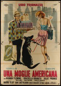 1b404 RUN FOR YOUR WIFE Italian 2p '65 Gian Luigi Polidoro's Una moglie americana, Symeoni art!