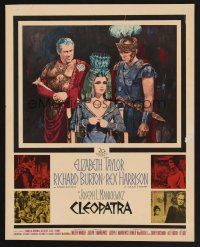 1b458 CLEOPATRA WC '63 Elizabeth Taylor, Richard Burton, Rex Harrison, Howard Terpning art!