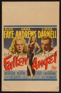 1b479 FALLEN ANGEL WC '45 Preminger, pretty Alice Faye, Dana Andrews, sexy bad girl Linda Darnell!