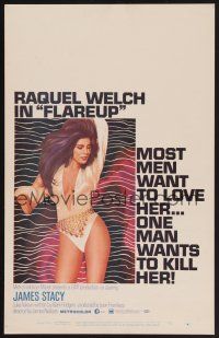 1b484 FLAREUP WC '70 most men want super sexy Raquel Welch, but one man wants to kill her!