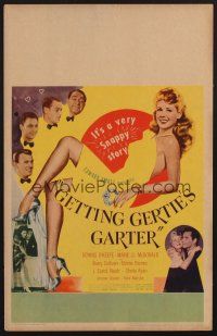 1b491 GETTING GERTIE'S GARTER WC '45 you can't blame boys peeping at Marie The Body McDonald!