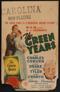 1b497 GREEN YEARS WC '46 Charles Coburn, Tom Drake, Beverly Tyler, from A.J. Cronin novel!