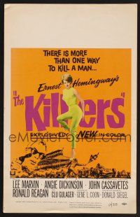 1b523 KILLERS WC '64 Don Siegel, Hemingway, Lee Marvin, sexy full-length Angie Dickinson!