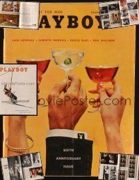 1c019 LOT OF 2 PLAYBOY MAGAZINES November & December 1958, both with Brigitte Bardot!