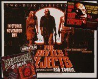 1c030 LOT OF 3 SPECIAL CARDBOARD PROMO DISPLAYS '03 - '05 Devil's Rejects, House of 1000 Corpses!