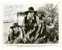 1c311 MICHAEL BERRYMAN signed 8x10 REPRO still '85 spying on his neighbors from Deadly Blessing!