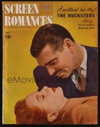 1c111 SCREEN ROMANCES magazine September 1947 Clark Gable & Deborah Kerr in The Hucksters!
