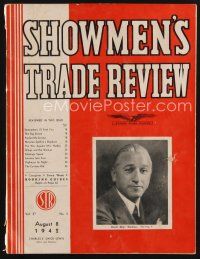 1c081 SHOWMEN'S TRADE REVIEW exhibitor magazine August 8, 1942 lots of great full=color trade ads!
