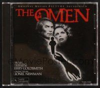 1c340 OMEN soundtrack CD '90 original motion picture score by Jerry Goldsmith!