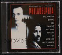 1c345 PHILADELPHIA soundtrack CD '93 music by Bruce Springsteen, Neil Young, Sade & more!