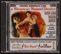1c361 STREETCAR NAMED DESIRE compilation CD '95 original score by Alex North & Max Steiner!