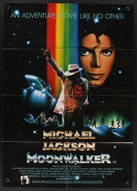 1d215 MOONWALKER Aust 1sh '88 great sci-fi art of pop music legend Michael Jackson!